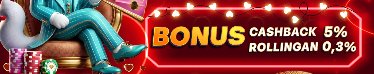 BONUS CASHBACK DAN ROLLINGAN